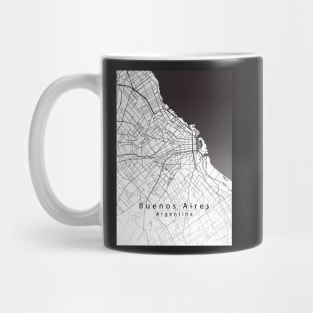 Buenos Aires Argentina City Map Mug